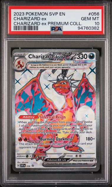 PSA 10 Charizard ex Black Star Promo 056