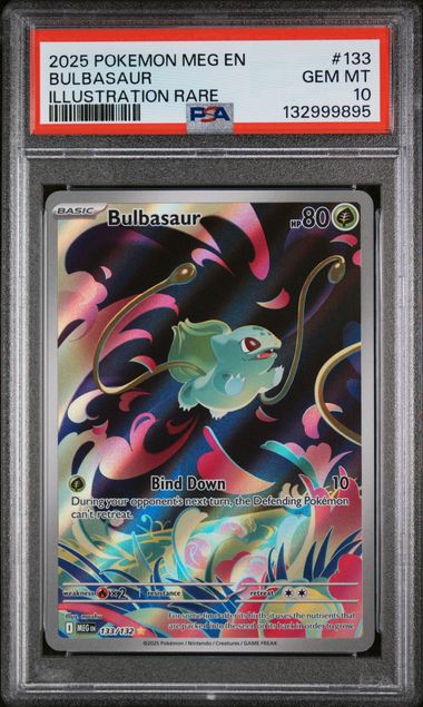 PSA 10 Bulbasaur Mega Evolution 133/132