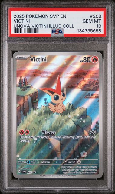 PSA 10 Victini Promo 208
