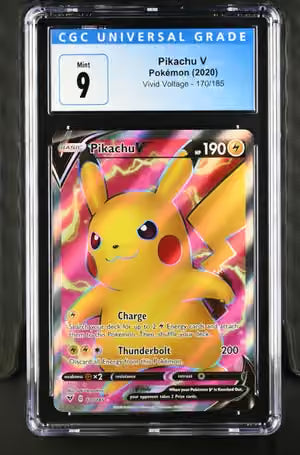 CGC 9 Pikachu V Vivid Voltage 170/185