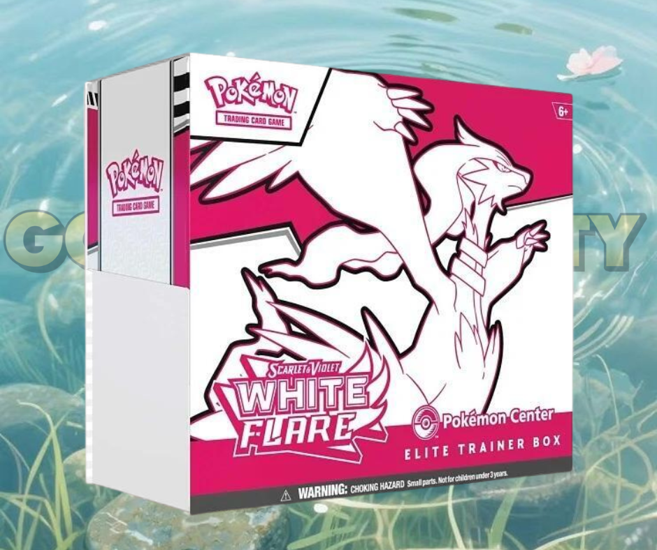 White Flare Pokemon Center Elite Trainer Box