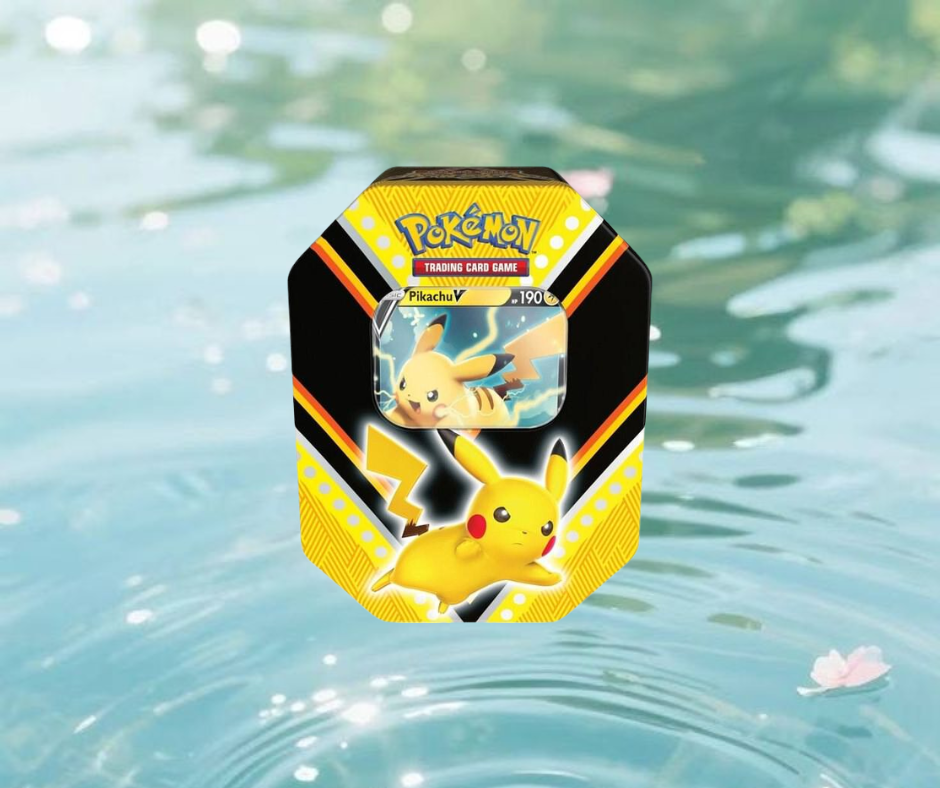 V Power Tin Small Pikachu