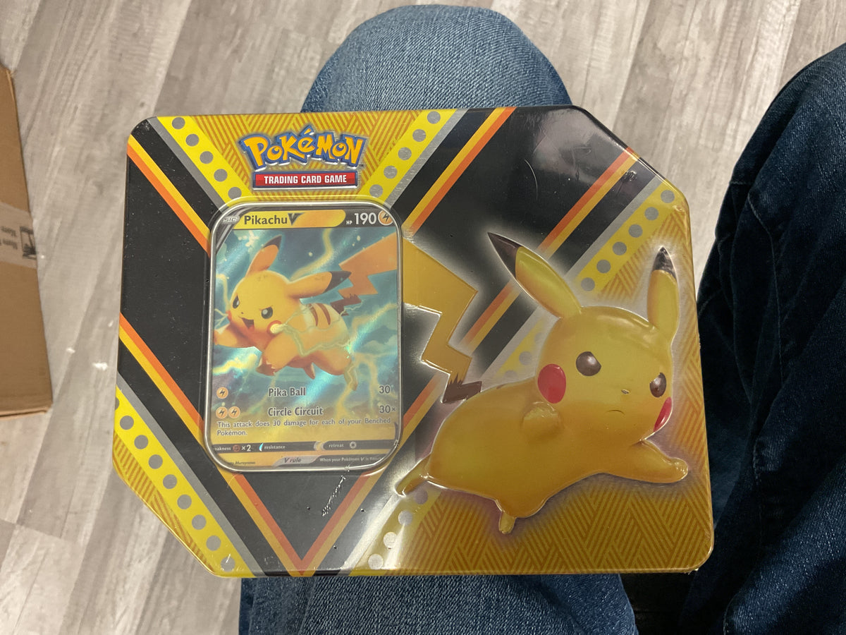 V Power Tin “Pikachu”
