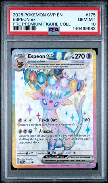 PSA 10 Espeon ex Figure Collection Promo 175