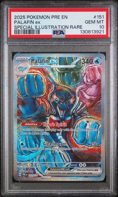 PSA 10 Palafin ex Prismatic Evolutions 151/131