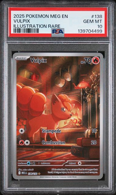 PSA 10 Vulpix Mega Evolution 138/132