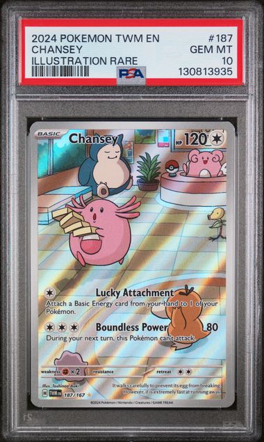 PSA 10 Chansey Twilight Masquerade 187/167