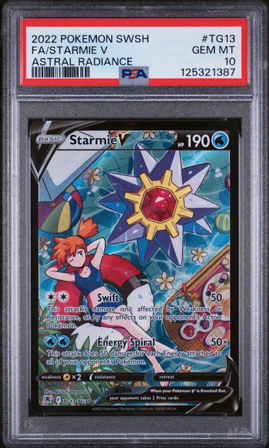 PSA 10 Starmie V Astral Radiance TG13/TG30