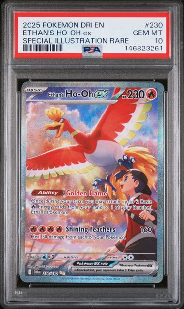 PSAS 10 Ethan's Ho-Oh ex Destined Rivals 230/182