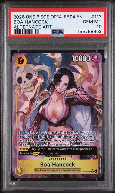 PSA 10 Boa Hancock OP14-EB04 112