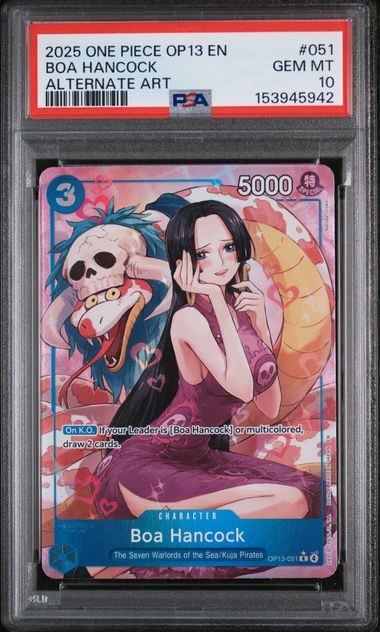 PSA 10 Boa Hancock OP13 051