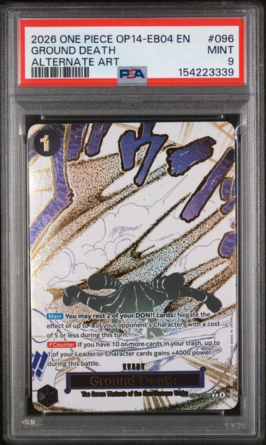 PSA 9 Ground Death OP14-EB04 096