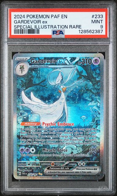 PSA 9 Gardevoir ex Paldean Fates 233/091