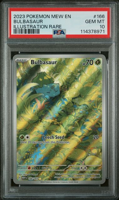 PSA 10 Bulbasaur 151 166/165