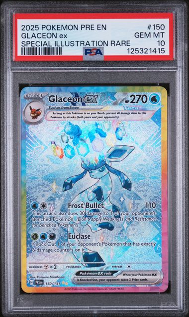 PSA 10 Glaceon ex Prismatic Evolutions 150/131