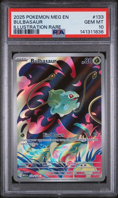 PSA 10 Bulbasaur Mega Evolution 133/132