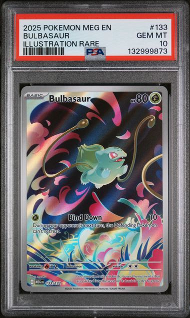PSA 10 Bulbasaur Mega Evolution 133/132