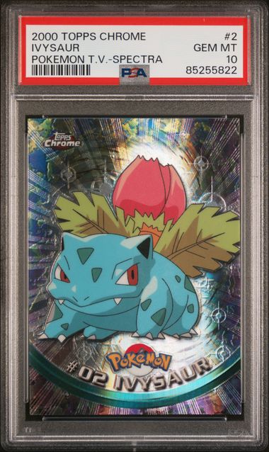 PSA 10 Ivysaur Topps Chrome 2
