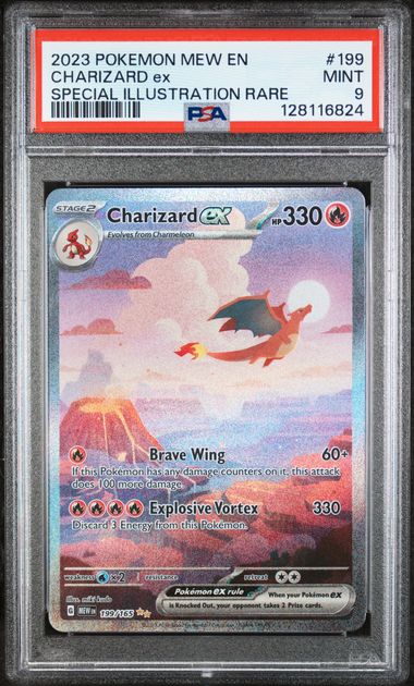 PSA 9 Charizard ex 151 199/165