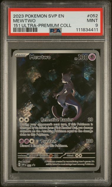 PSA 9 Mewtwo 151 Promo 052