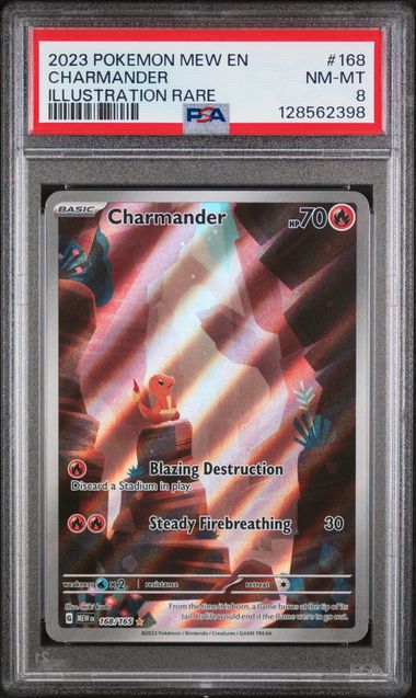 PSA 8 Charmander 151 168/165