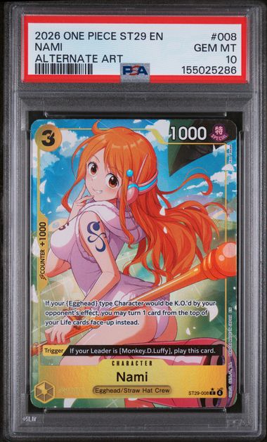 PSA 10 Nami ST29 008