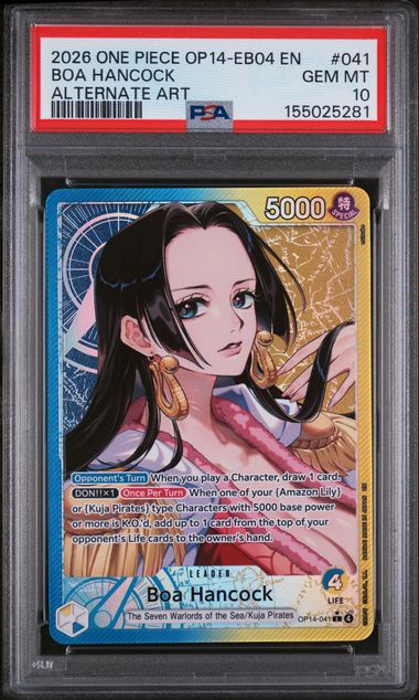 PSA 10 Boa Hancock OP14-EB04 041