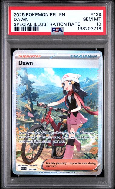 PSA 10 Dawn Phantasmal Flames 129/094