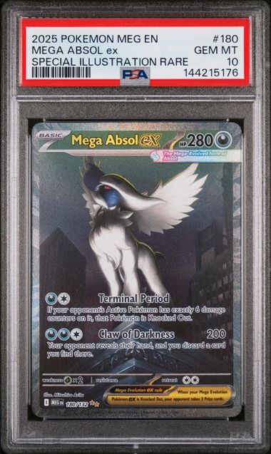 PSA 10 Mega Absol ex Mega Evolution 180/132
