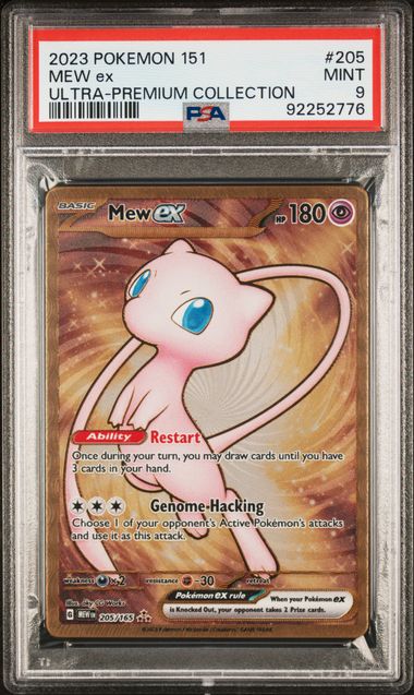 PSA 9 Mew ex 151 205/165