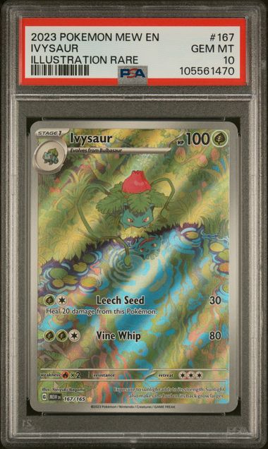 PSA 10 Ivysaur 151 167/165