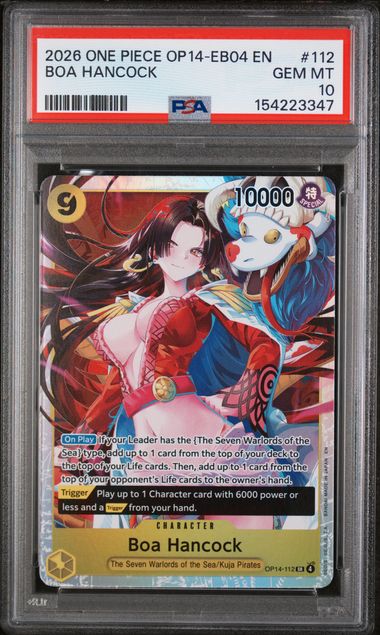 PSA 10 Boa Hancock OP14-EB04 112