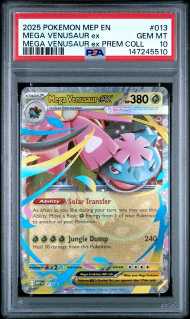 PSA 10 Mega Venusaur ex Mega Promo 013