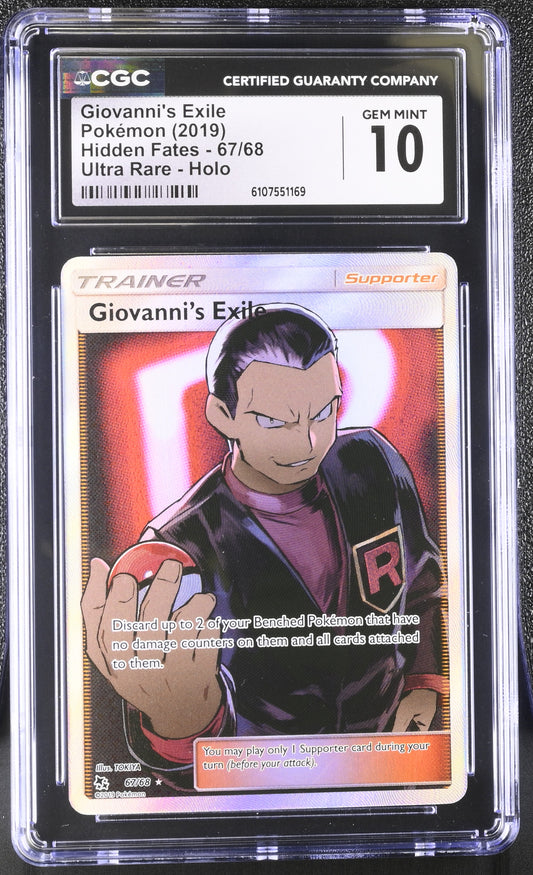 CGC 10 Giovanni's Exile, Hidden Fates 67/68