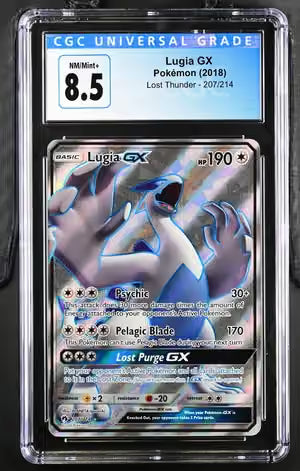 CGC 8.5 Lugia GX Lost Thunder 207/214