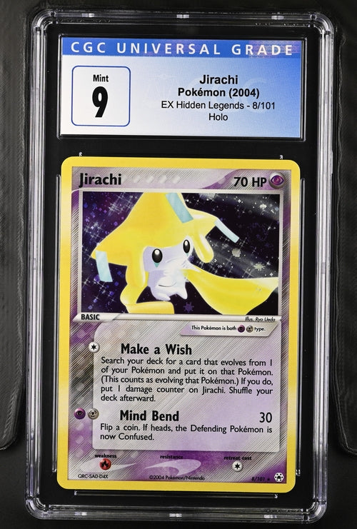 CGC 9 Jirachi Ex Hidden Legends 8/101