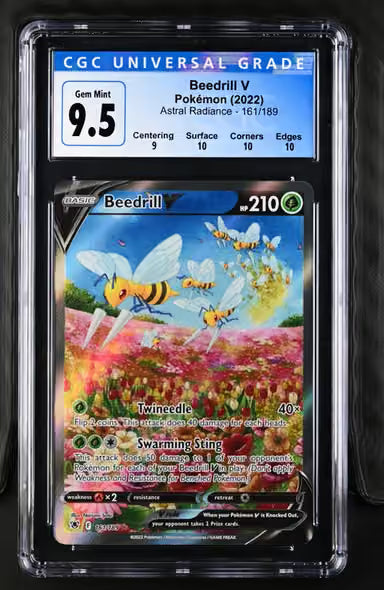CGC 9.5 Beedrill V Astral Radiance 161/189
