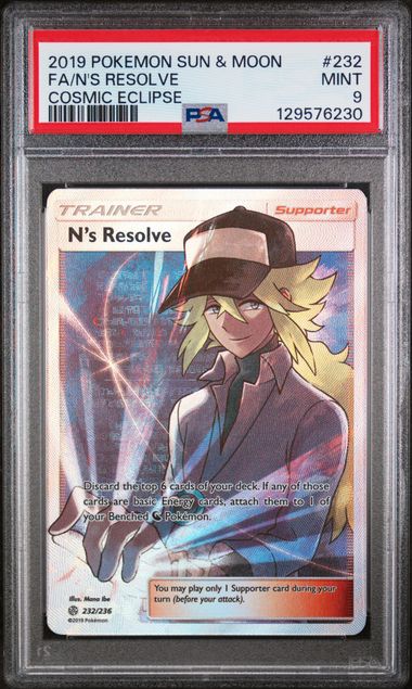 PSA 9 N's Resolve Cosmic Eclipse 232/236