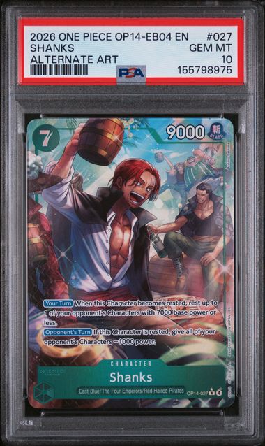 PSA 10 Shanks OP14-EB04 027