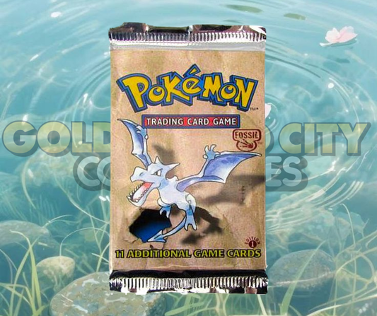 LIGHT 1st Edition Fossil Booster Pack