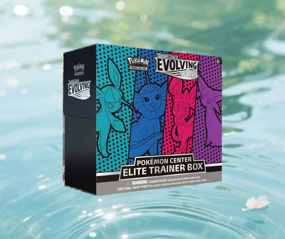 Evolving Skies Pokemon Center Elite Trainer Box [Glaceon/Vaporeon/Sylveon/Espeon]