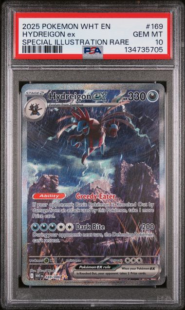 PSA 10 Hydreigon ex White Flare 169/086