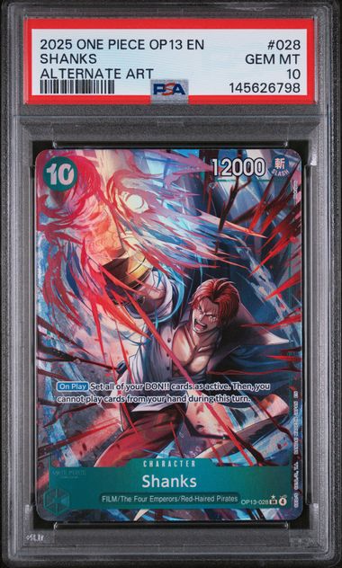 PSA 10 Shanks OP13 028