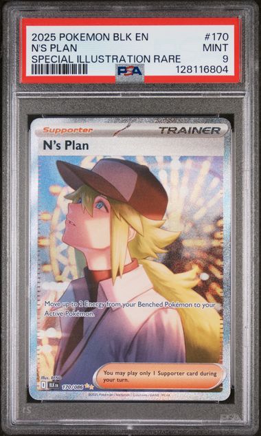 PSA 9 N's Plan Black Bolt 170/086
