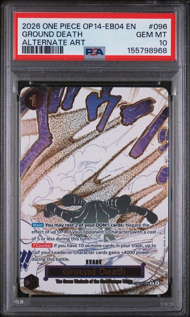 PSA 10 Ground Death OP14-EB04