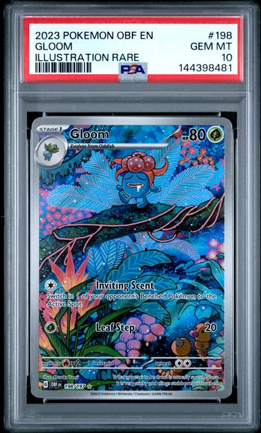 PSA 10 Gloom Obsidian Flames 198/197