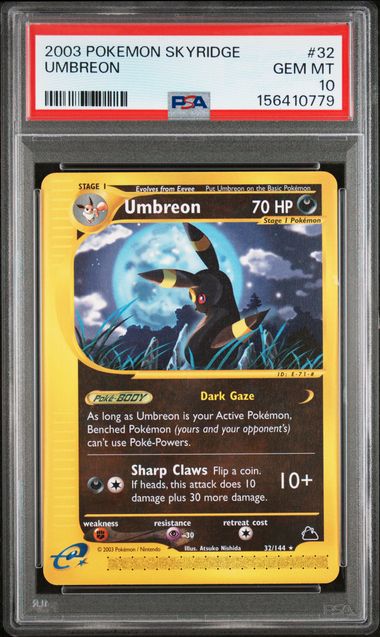 PSA 10 Umbreon Skyridge 32/144
