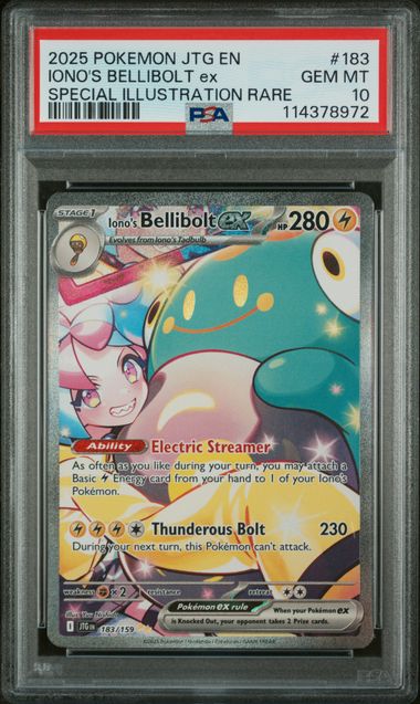 PSA 10 Iono's Bellibolt ex 183/159