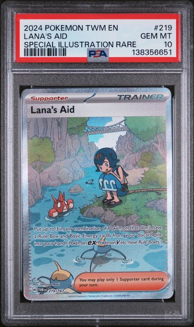PSA 10 Lana's Aid Twilight Masquerade 219/167