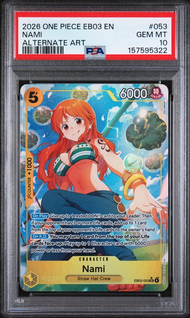 PSA 10 Nami EB03 053